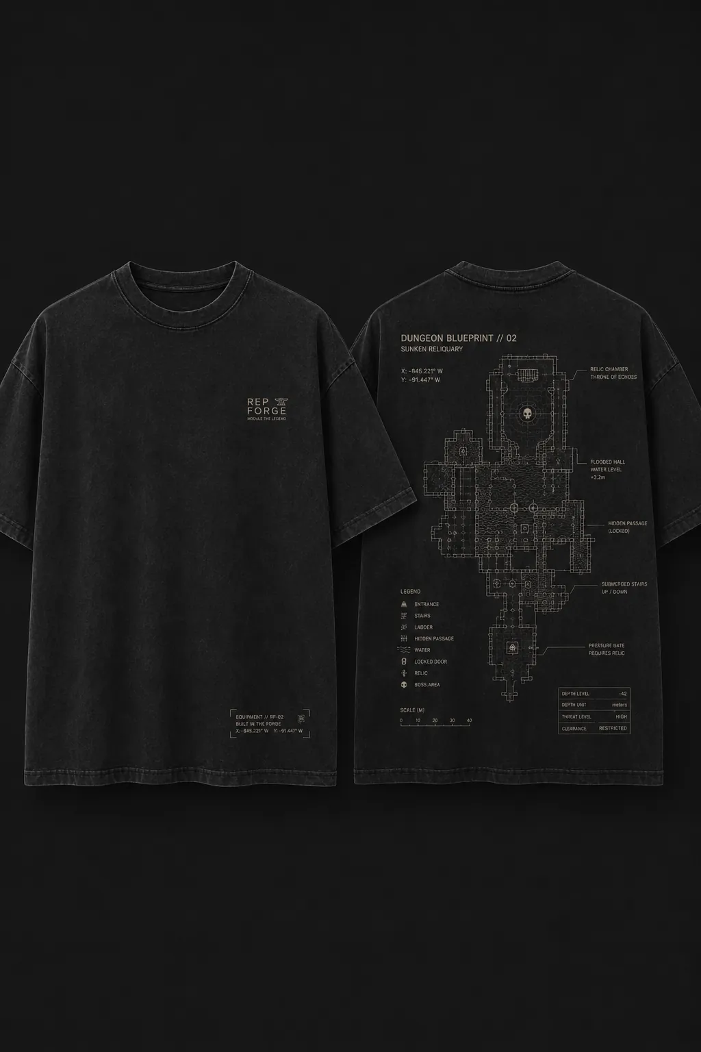 Dungeon blueprint tee