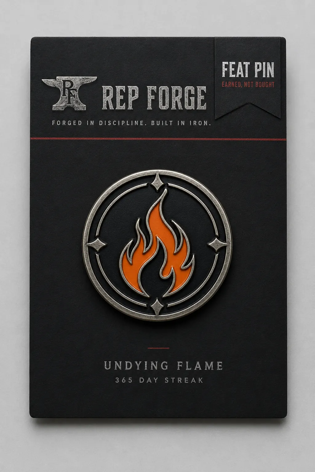 Undying Flame feat pin